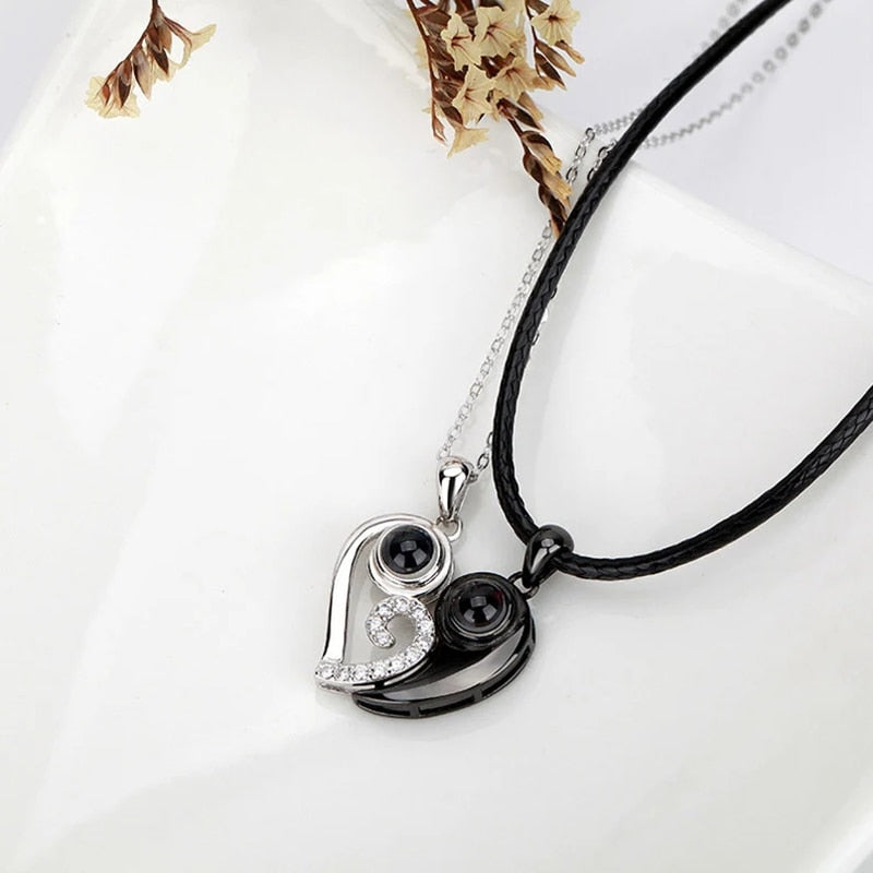 Conjunto Amor Eterno Personalizável com foto - Prata925