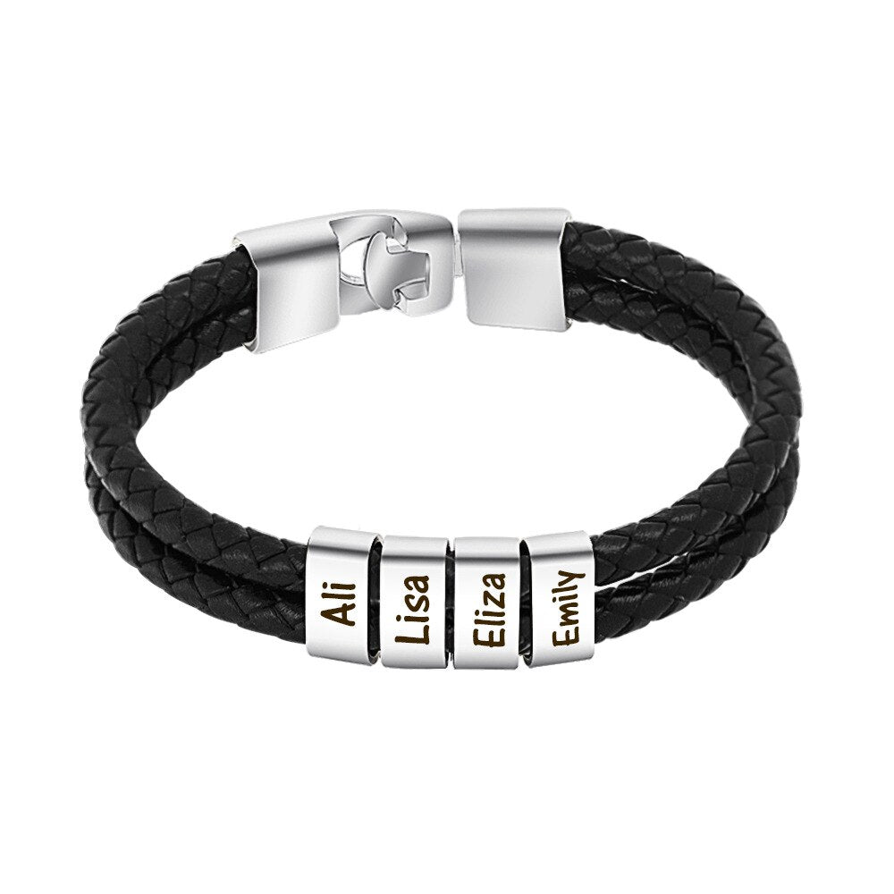 Pulseira Masculina - Nomes personalizável