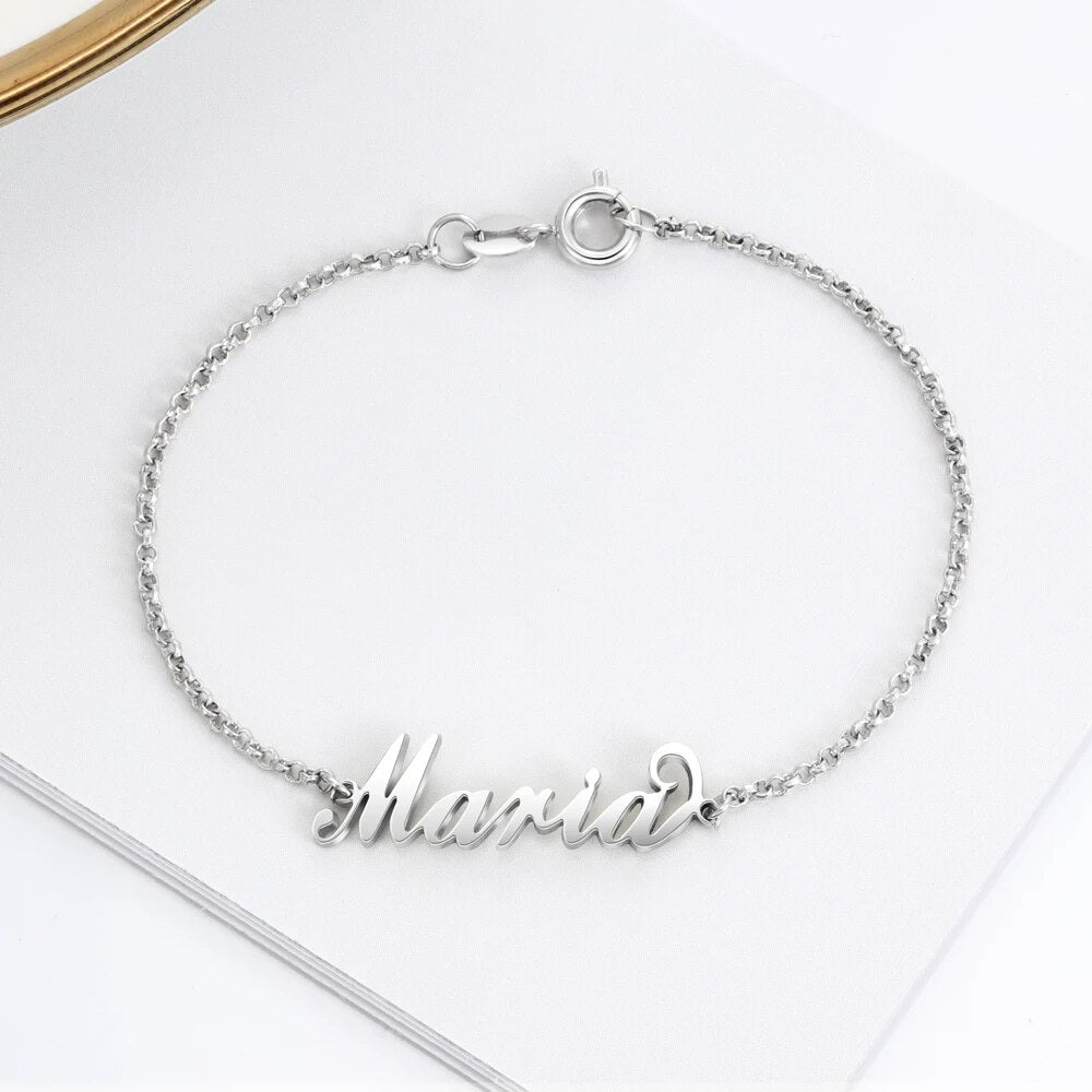 Pulseira de Prata | Nome Personalizável