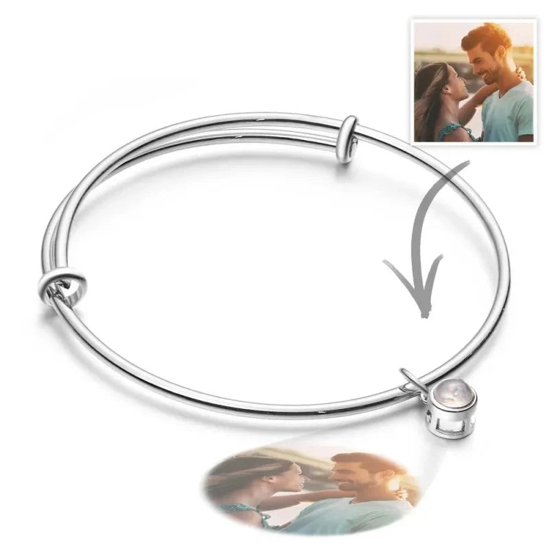 Bracelete com pingente personalizável