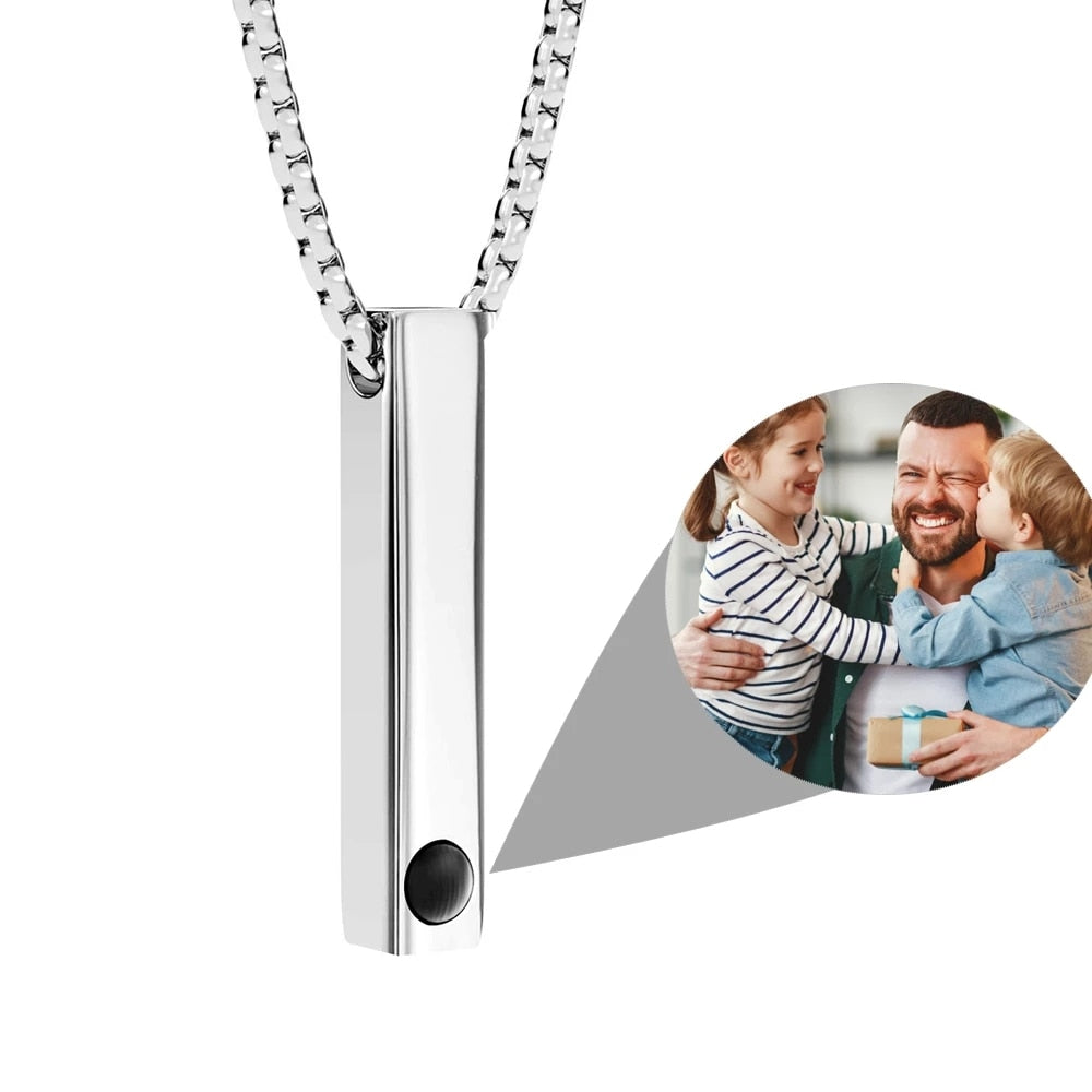 Colar Eternize Masculino | Personalizável Foto - Eleshe