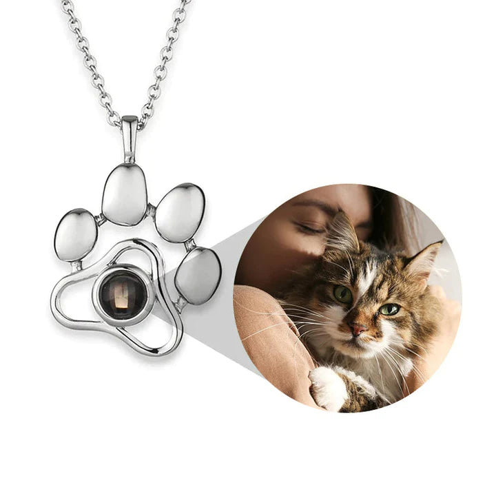Colar Pata Pet | Personalizável foto - Eleshe