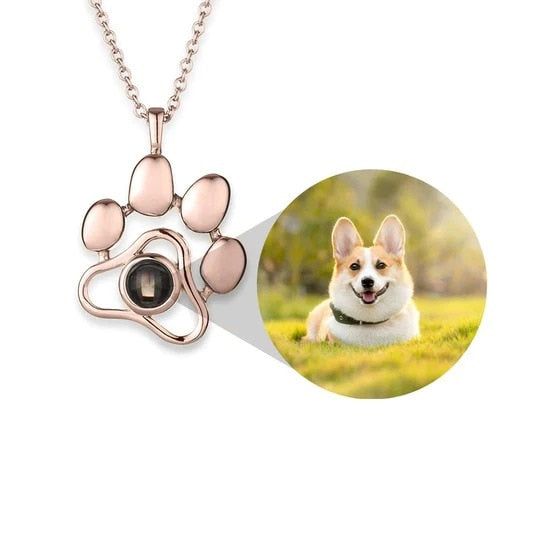 Colar Pata Pet | Personalizável foto - Eleshe