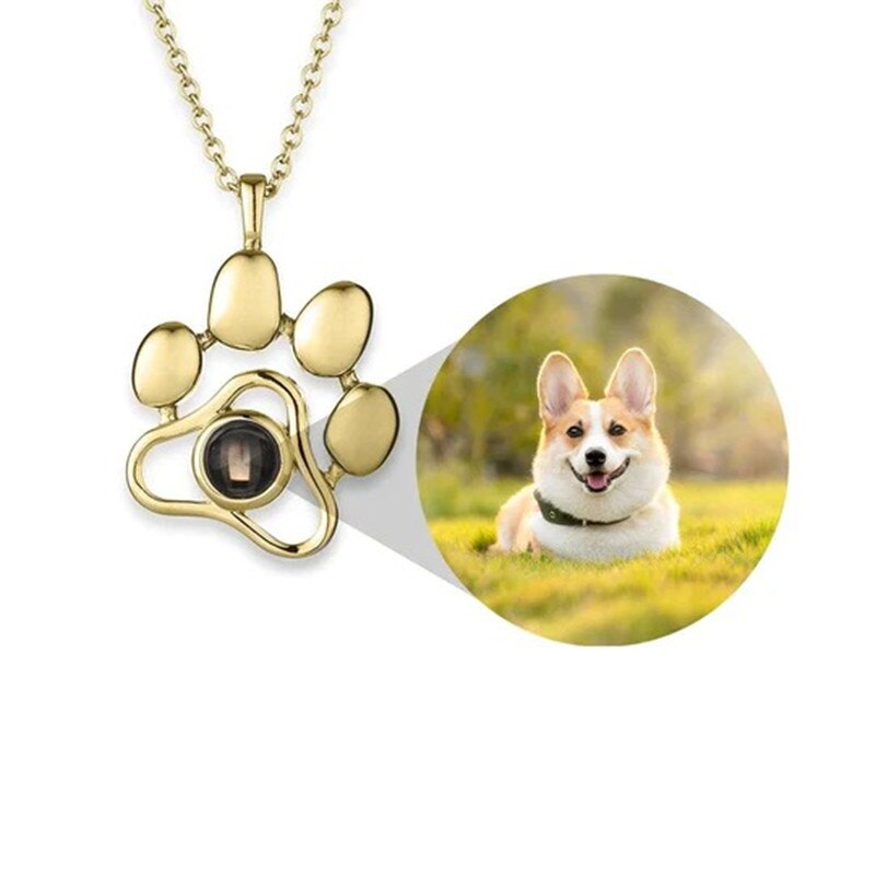 Colar Pata Pet | Personalizável foto - Eleshe