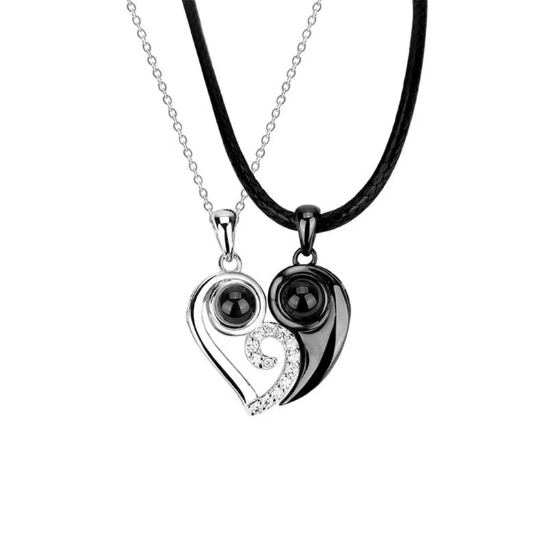 Conjunto Amor Eterno Personalizável com foto - Prata925