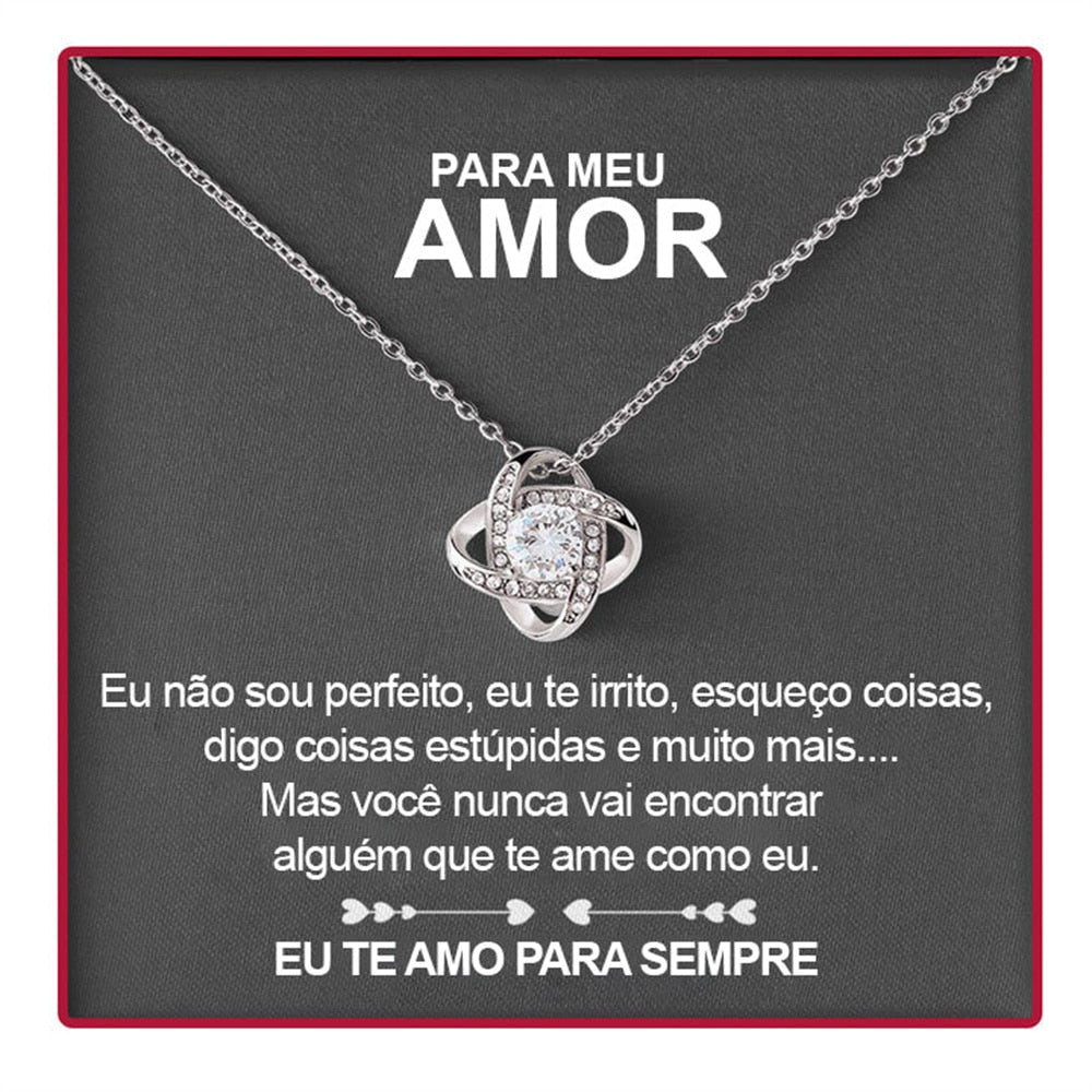 Colar em prata 925 + Caixa My Love