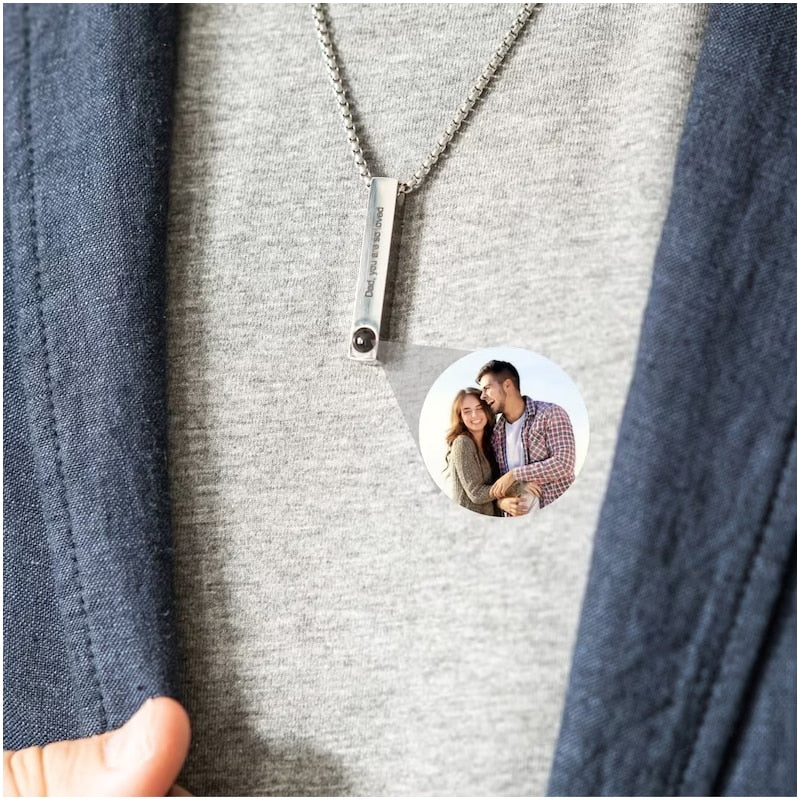 Colar Eternize Masculino | Personalizável Foto - Eleshe