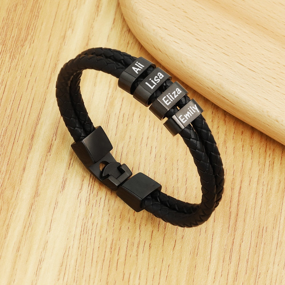 Pulseira Masculina - Nomes personalizável
