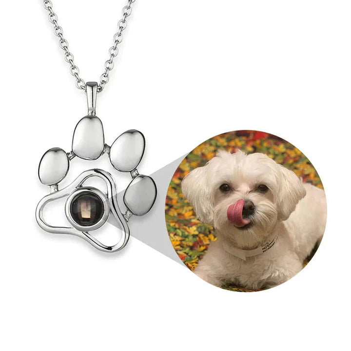 Colar Pata Pet | Personalizável foto - Eleshe