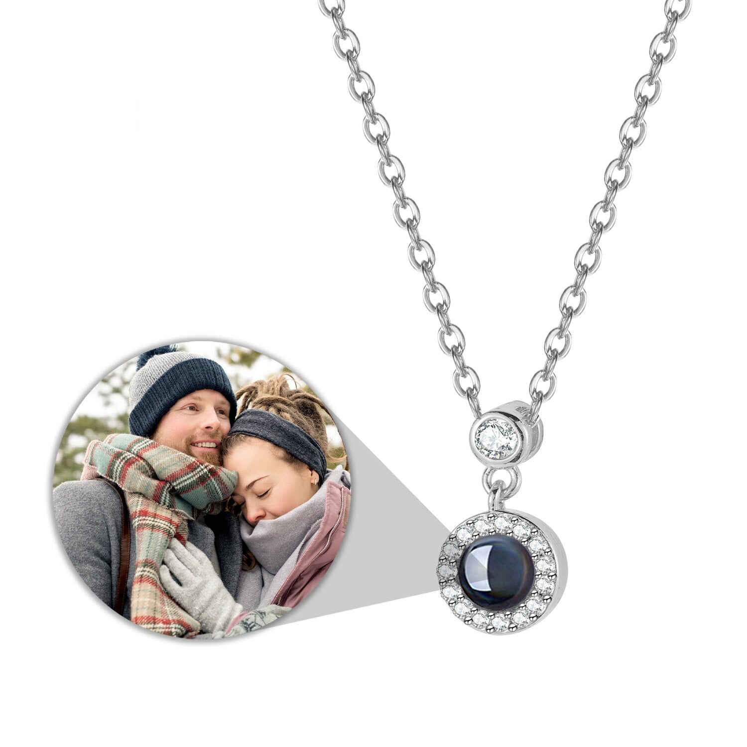 Colar Infinito Amor | Personalizável Foto - Eleshe